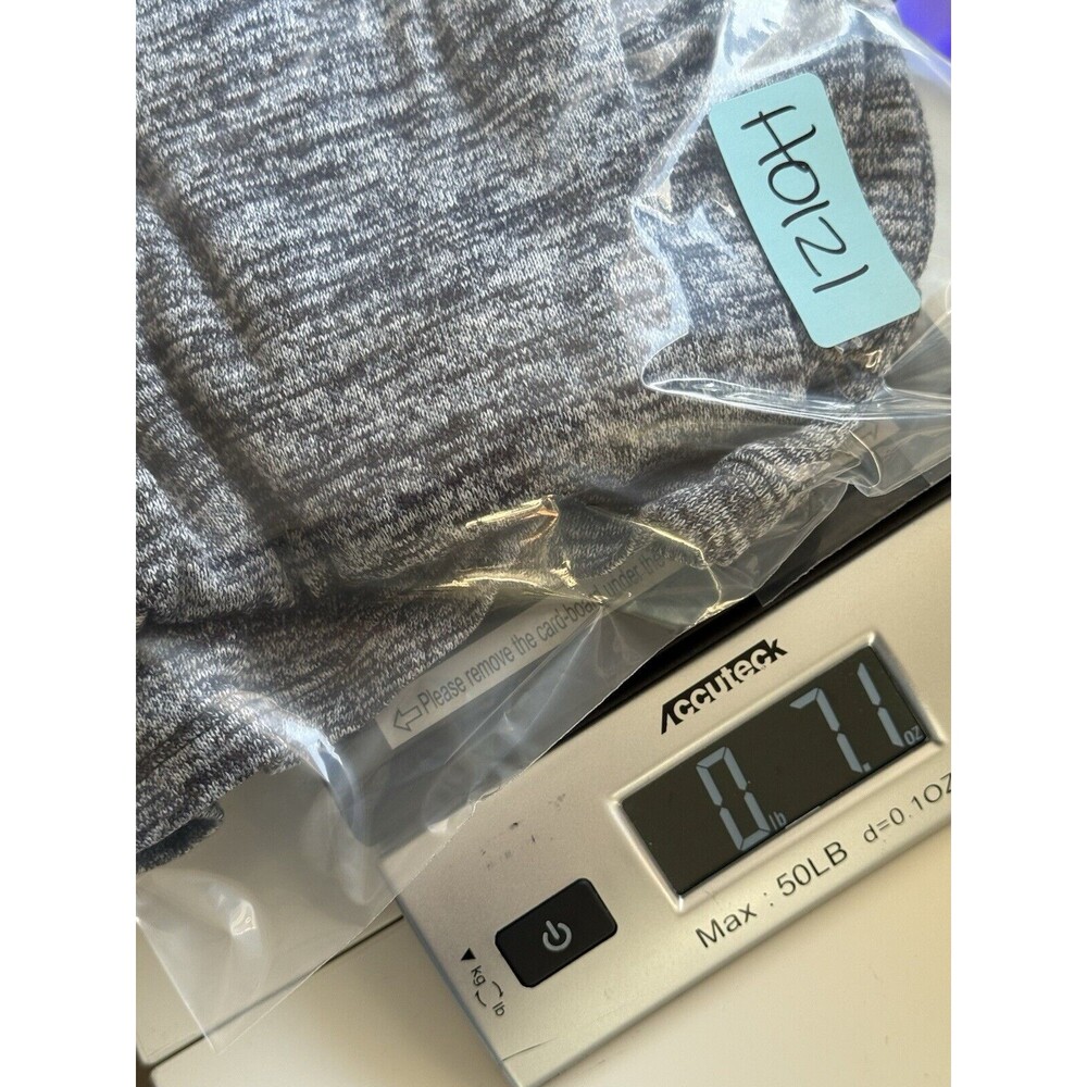 Athleta Luxe Pose Gray Marbled Tunic Top w/Thumb Holes Sz XXS Gym Workout Shirt‎ - Picture 9 of 9